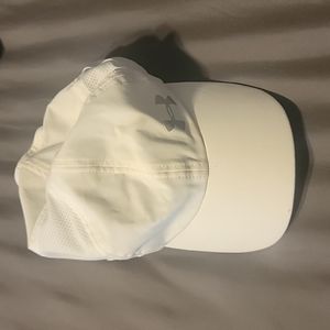 White under armour hat